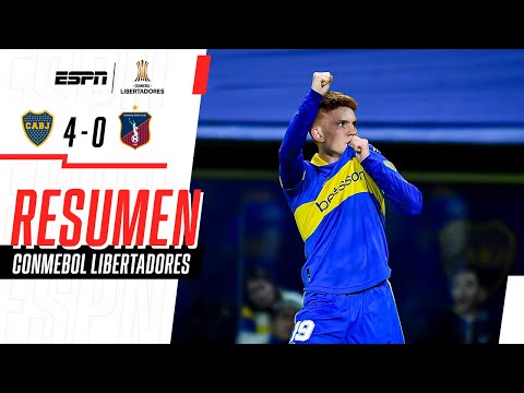 Video: Boca venció 4-0 a Monagas y clasificó como primero a los octavos de final de la Copa Libertadores