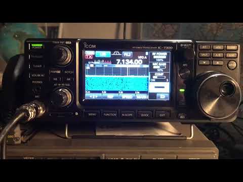 How to connect a regular headset to an Icom IC-7300. Finally got it.