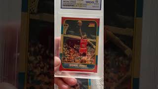 Download lagu 1986 Michael Jordan Fleer rookie Polychrome 10th Anniversary Refractor Gold 1996 #sportscards #bball mp3