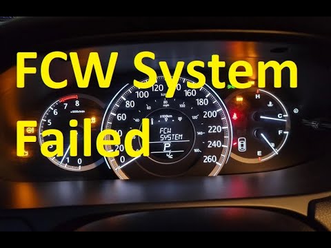 Causes and Fixes Honda FCW System Failed Error Message