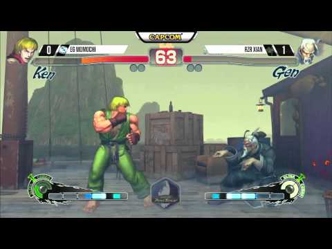 Momochi (Ken) vs Xian (Gen) - Final Round 18 USF4 - 720p 60fps