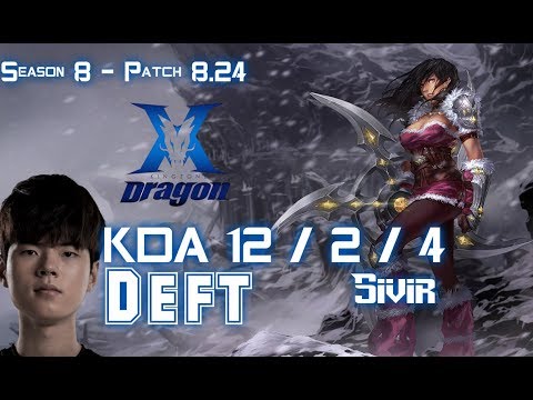 KZ Deft SIVIR vs LUCIAN ADC - Patch 8.24 KR Ranked