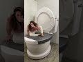 CANNONBALL in Worlds Largest Toilet Covered in 100 Layers of DUCT TAPE #shorts
