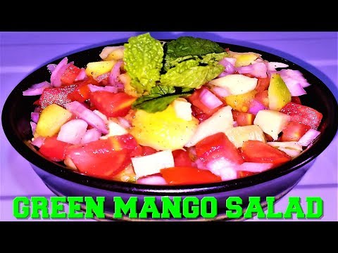 How To Make Ensaladang Mangga (Filipino Green Mango Salad) Raw Mango Health Benefits