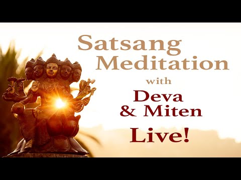 Deva & Miten’s Monthly Satsang Meditation, Saturday 15th April 2023