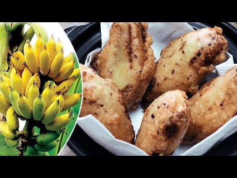 Super Easy Crispy Fried Bananas Recipe | Banana Fritters | How To Make Fried Banana | Vegan Recipes