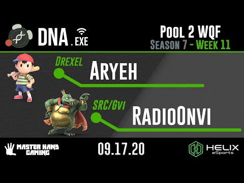 DNA.EXE S7:W11 - Drexel | Aryeh (Ness) Vs. SRC/Gvi | RadioOnvi (K. Rool) - Pool 1 WQF