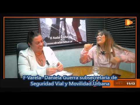 Daniela Guerra subsecretaria de Seguridad Vial y Movilidad Urbana del Municipio de Florencio Varela