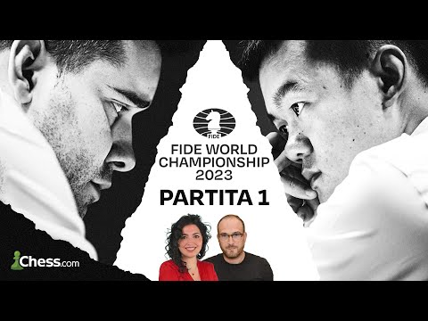 Campionato del Mondo di Scacchi FIDE 2023 -  Partita 1 del match Nepo-Ding