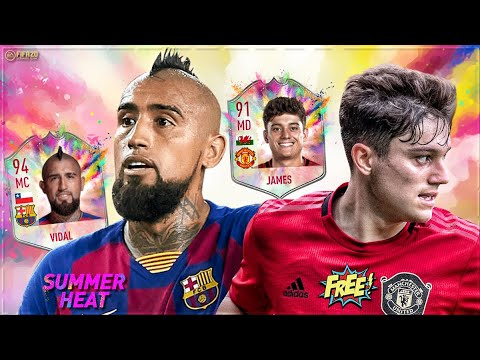 😱 SOBRE DE 125K !!!! | VIDAL 94 SUMMER HEAT + JAMES 91 SUMMER HEAT GRATIS ! 🔥  | DAVIDOM19 | FIFA 20