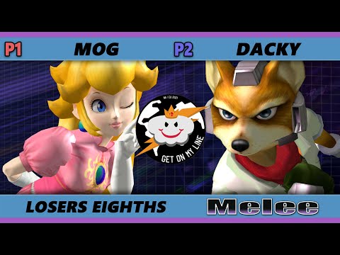GOML Online 2021 Losers Eights - MoG (Peach) Vs. Dacky (Fox) SSBM Melee Tournament