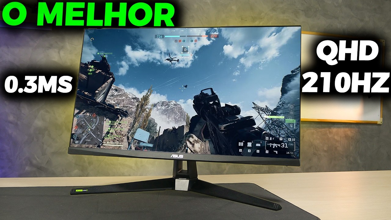 Miniatura da avaliação em vídeo de Monitor Gamer Kalkan Fenrir 27 Polegadas 1440p 144Hz IPS