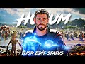 Hukum Ft Thor Thor Edit Status Thor X Hukum Jailer Song Edit