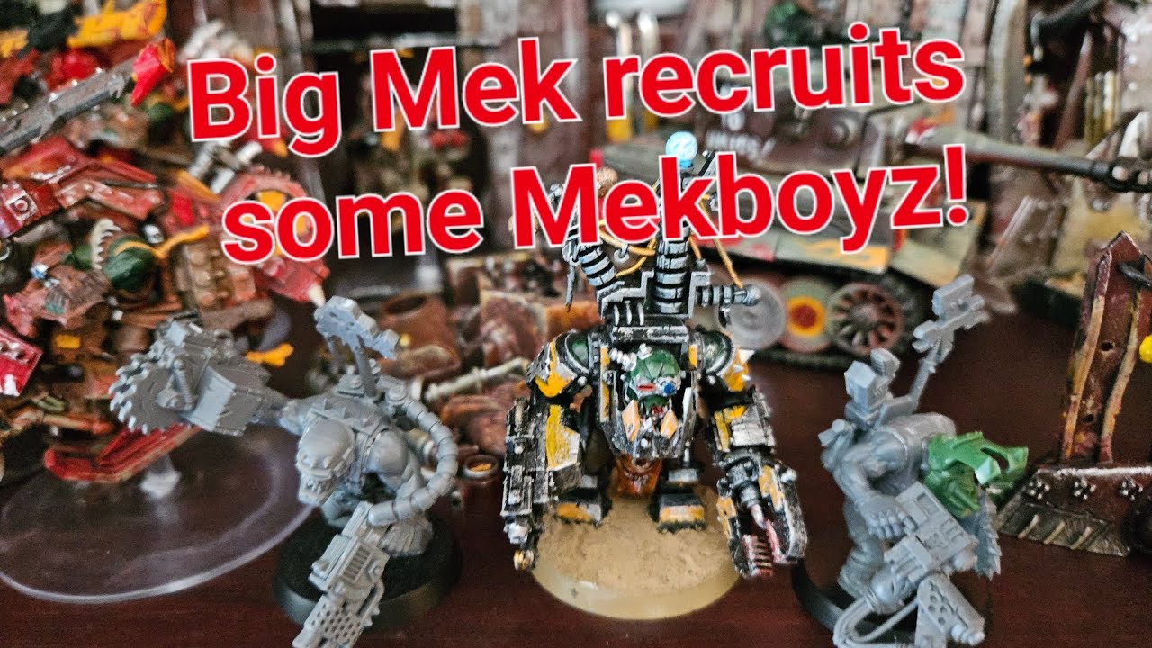 Old Big Mek builds some more Meks! How to scratch build Mekboyz for your 40K Ork army.