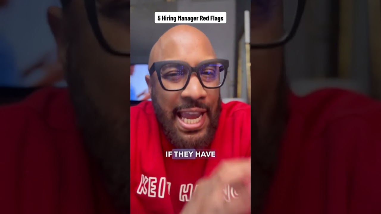 5 Hiring Manager Red Flags