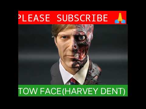 Two-Face Sculpture Timelapse - The Dark Knight     #short