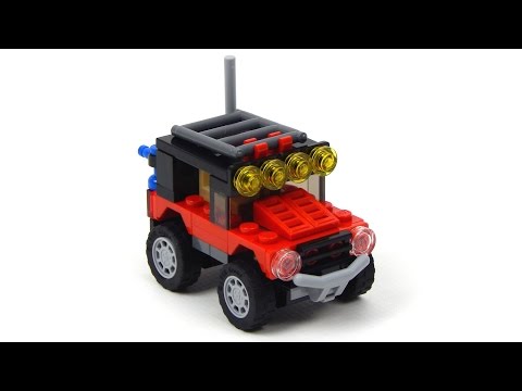 Vidéo LEGO Creator 31040 : Les bolides du désert