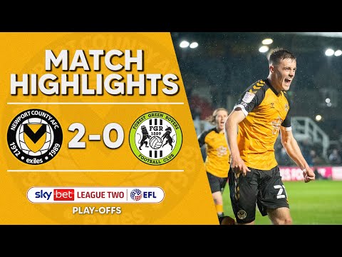 Newport County 2-0 Forest Green Rovers League Two 2020/21