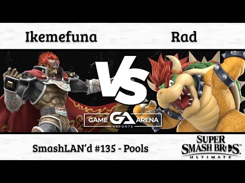 SmashLAN'd 135: Ikemefuna (Ganondorf) vs. Rad (Bowser) - Pools