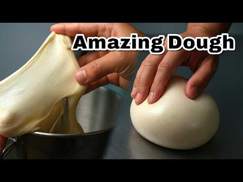A SECRET! And dough turns silky, smooth- like butter between your fingers.