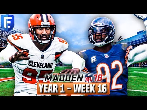 Madden 18 Bears Franchise Year 1 - Week 16 vs Browns | Ep.16