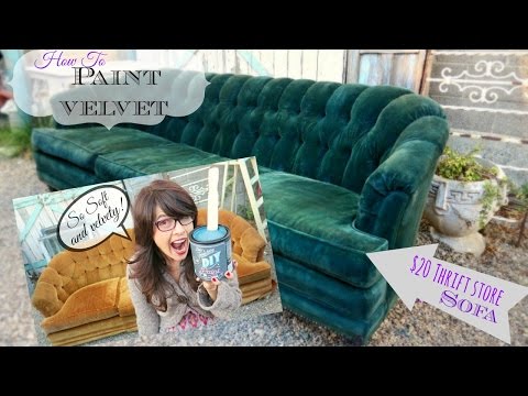 How to Paint Upholstery Furnishing Fabric