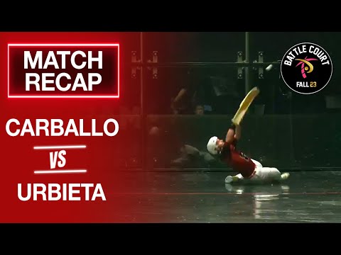 BATTLE COURT JAI-ALAI - RANK 3 MATCH CARBALLO VS URBIETA (11.24.23)