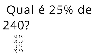 QUESTÃO DE PORCENTAGEM IMPERDÍVEL EM CONCURSOS.