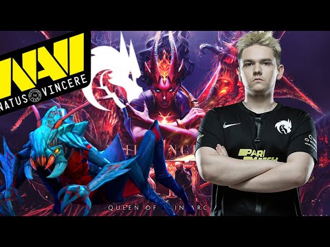 Yatoro Queen of Pain vs Weaver - i like this pause ult - NAVI vs TSpirit g2 EPIC Esports DPC dota2