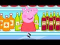Peppa Pig And Family Go Shopping Peppa And Friends