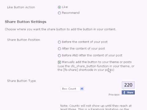 Adding a "Like" Button on Your Blog