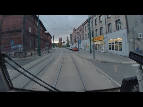 Silesian Trams | Tramwaje Śląskie - Linia 20 | Katowice Zawodzie Zajezdnia - Chebzie Pętla | CABVIEW