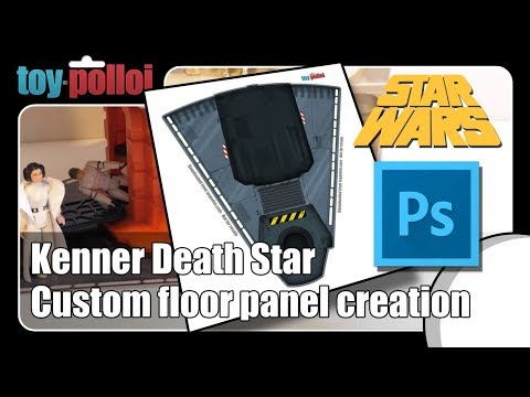 Vintage Kenner Death Star Restoration Part 1 - Photoshop extended custom artwork - Toy Polloi