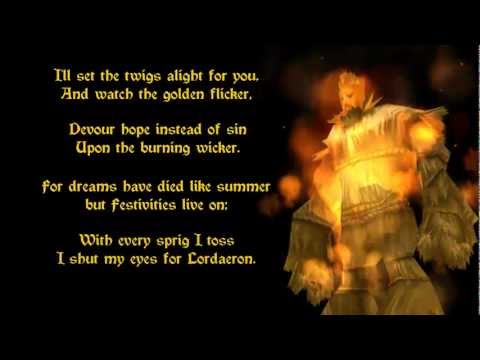 The Burning Wicker - a Hallow's End song