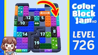 Soluzione del Livello 726 di Color Block Jam
