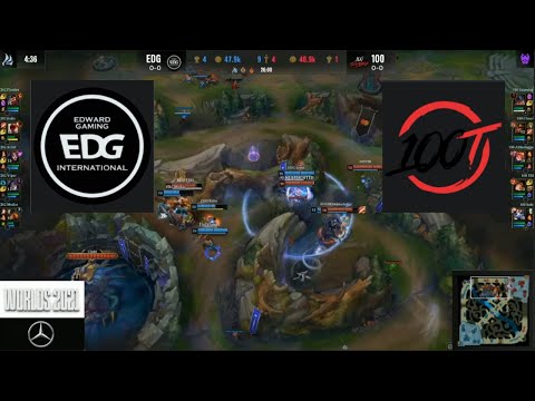 EDG vs 100T - Group Stage Day 1 Worlds 2021