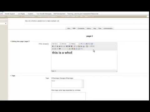 How to make a simple wiki part 2