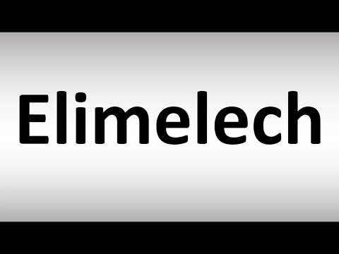 How to Pronounce Elimelech? (BIBLE)