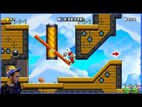 Squirrely Airship Escapades Super Mario Maker 2 [26.7] Ninji Speedrun 12 | GAMEMEN