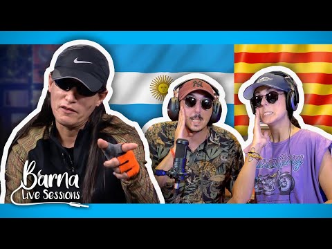 CATALANA Y ARGENTINO REACCIONAN A LA MOTITO DE CARLITOS (MALA FAMA) 🔥 #barnalivesessions