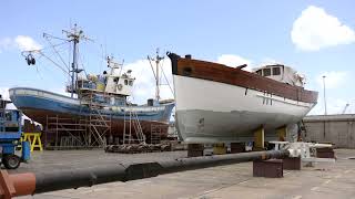 La patrullera danesa de la Segunda Guerra Mundial que se restaura en la Marina de Arrecife