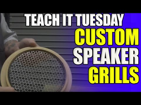How to make Pressed Speaker Grills | Teach It Tuesday