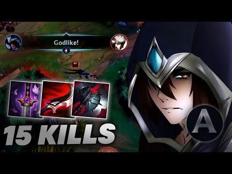 WILD RIFT | TALON IS BROKEN JUNGLE ! SOLO RANKED ( 15 KILLS )