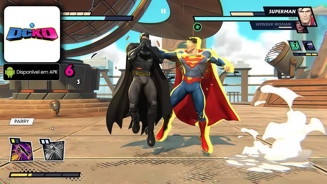 SAIU! NOVO JOGO de LUTA INSANO da DC para Android - DCKO, Como BAIXAR e JOGAR