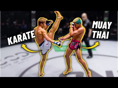 When A Karate Black Belt Meets A Muay Thai World Champion