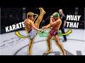 When A Karate Black Belt Meets A Muay Thai World Champion