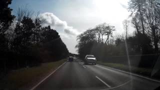 preview picture of video 'April Morning Drive From Guardbridge To Old Golf Course St Andrews Fife Scotland'