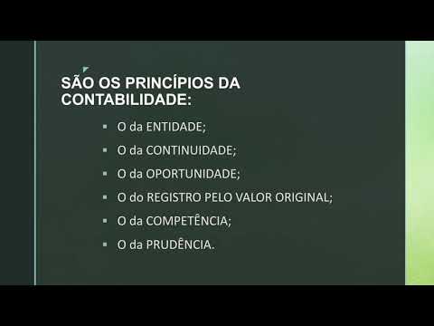 princípios da contabilidade