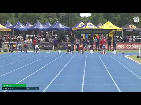 Boys U16 100m Timed Final 1 : 2024-25 State Track and Field Championships
