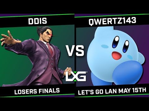 DDIS (Kazuya) vs qwertz143 (Kirby/Isabelle) - Logitech G Let's Go LAN May 15th - Losers Finals